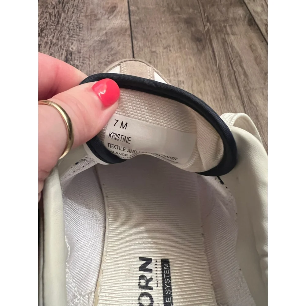 Women's Tretorn Kristine Sneakers Size 7 White Navy - Picture 14 of 14